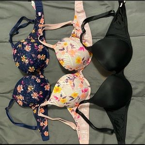PINK Push-Up Bras